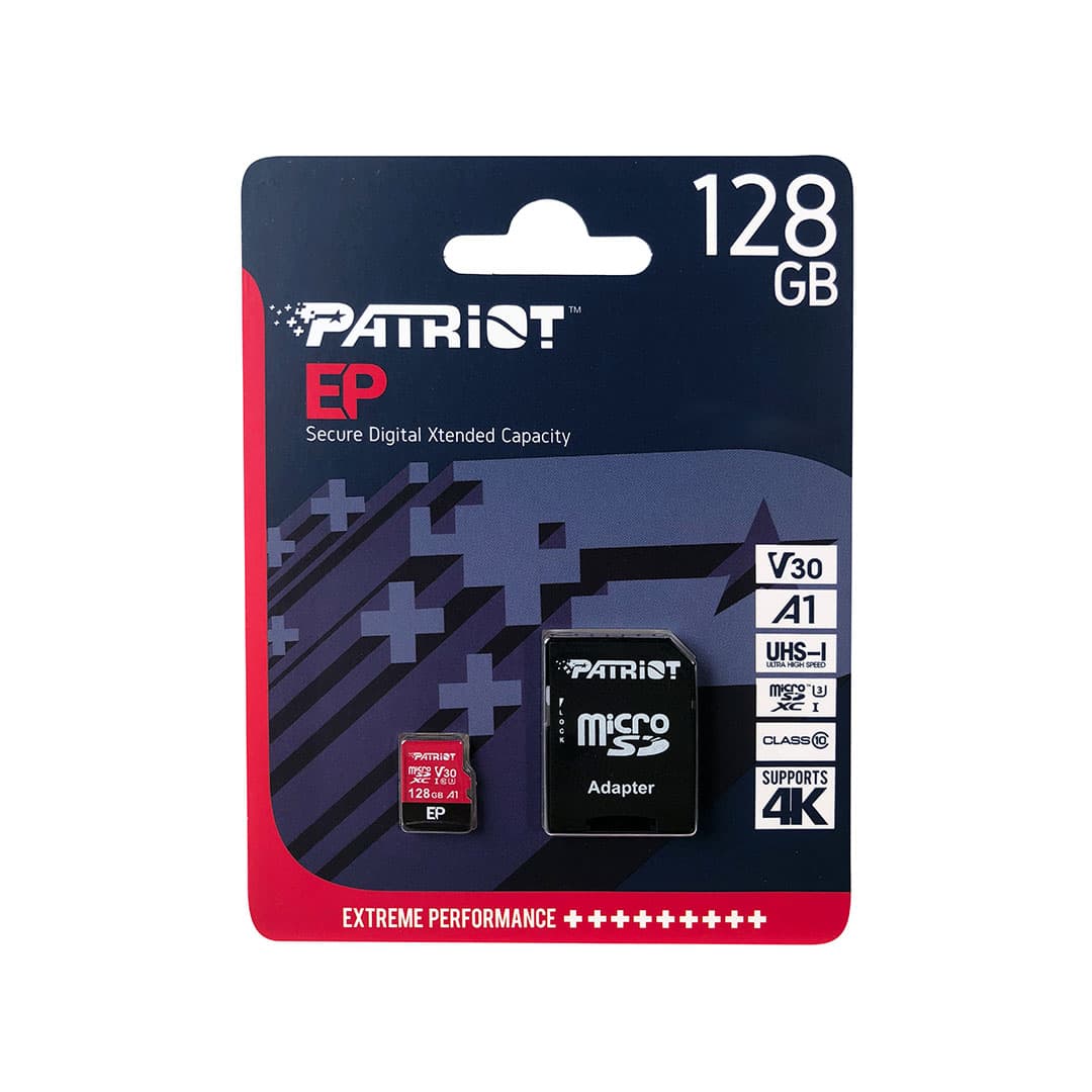 کارت حافظه پاتریوت microSDXC EP V30 U3 ظرفیت 128 گیگابایت — تصویر ۷