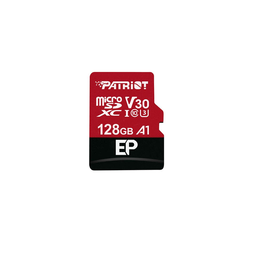 کارت حافظه پاتریوت microSDXC EP V30 U3 ظرفیت 128 گیگابایت