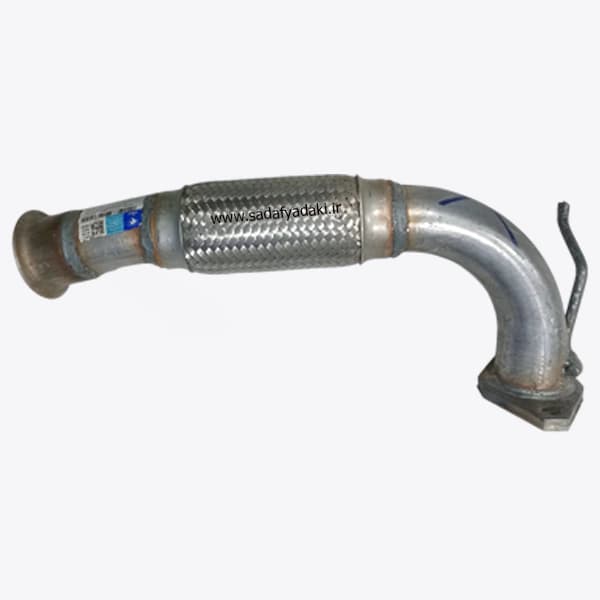 لوله اگزوز جلو EF7-دارای بخش flexible-(حصیری) مخصوص كاتالیست های چدنی — تصویر ۲