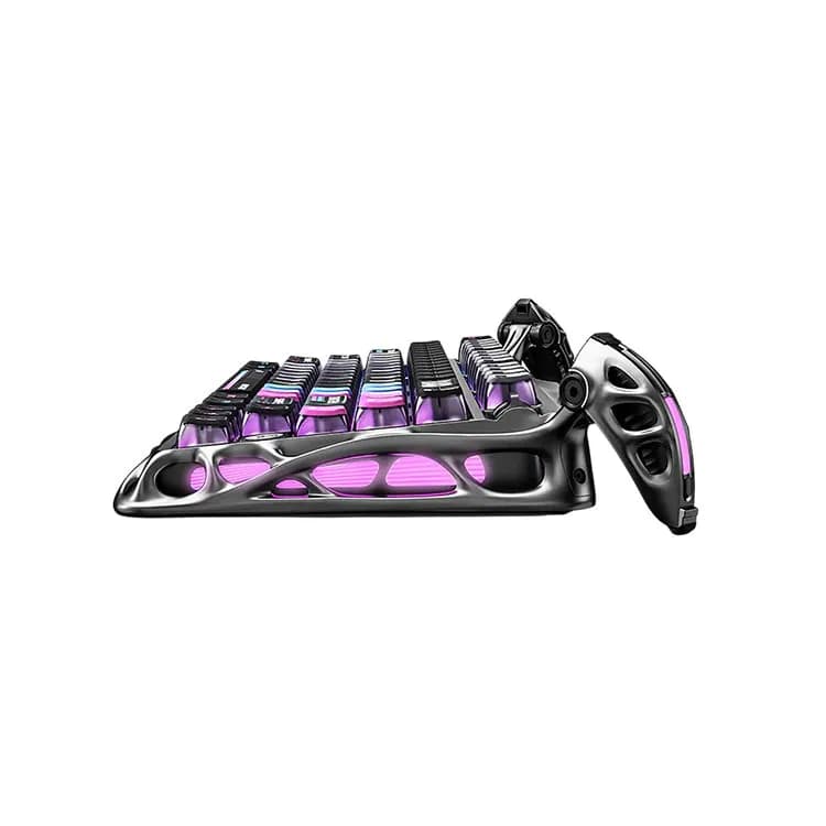 کیبورد بی سیم گیمینگ گراواستار GravaStar Mercury K1 Pro Wireless طرح Special Edition Cyberpunk — تصویر ۸