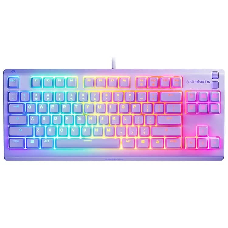 کیبورد گیمینگ استیل سریز Steelseries APEX 3 TKL Lavender – بنفش