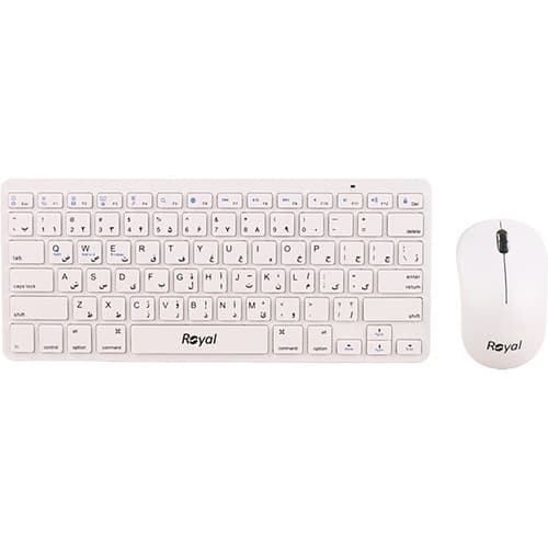 کیبورد و موس طرح اپل ROYAL R-KM915