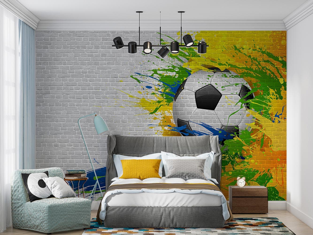 پوستر دیواری فوتبالی توپ M10014600