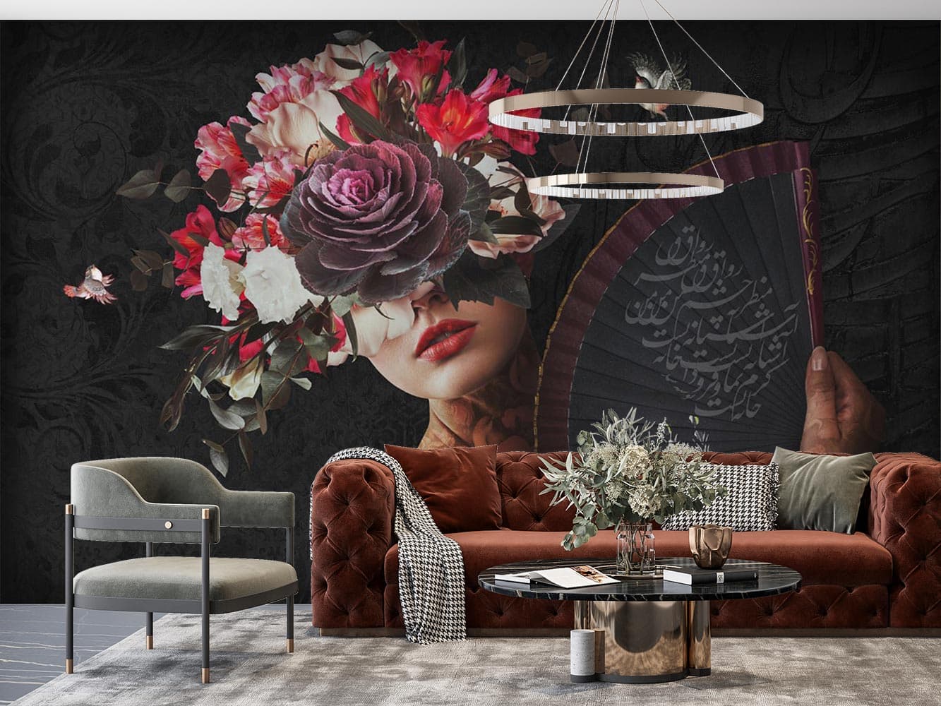 پوستر دیواری چهره دختر M13421400