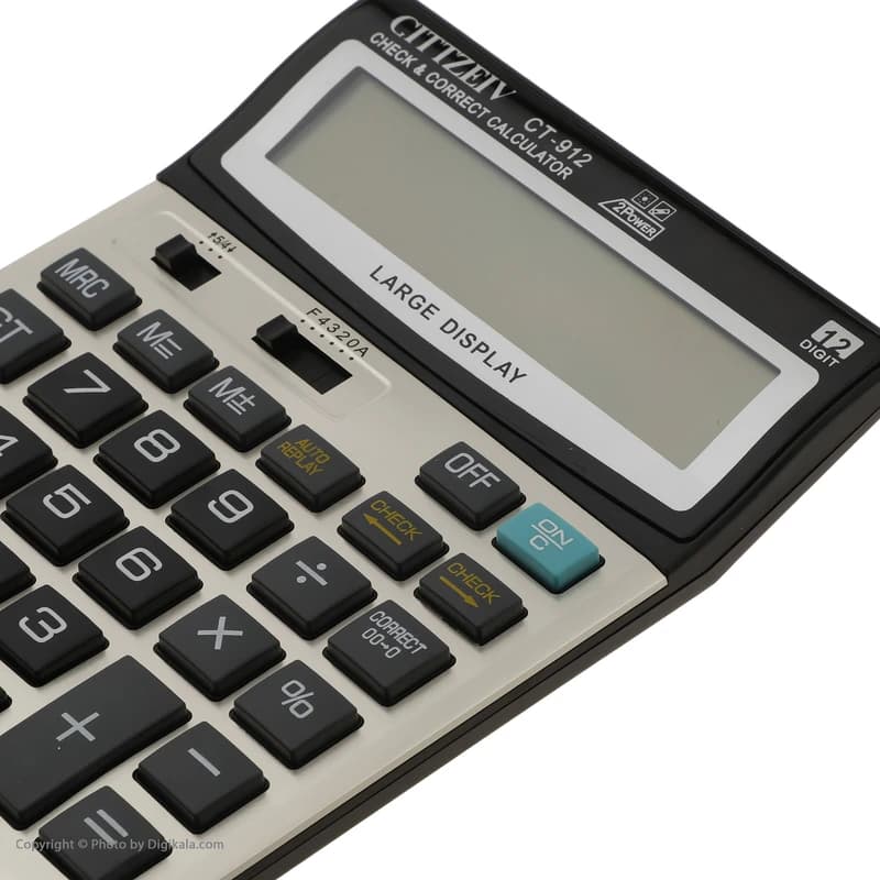 ماشین حساب سیتزیو مدل CT-912 — تصویر ۱۱