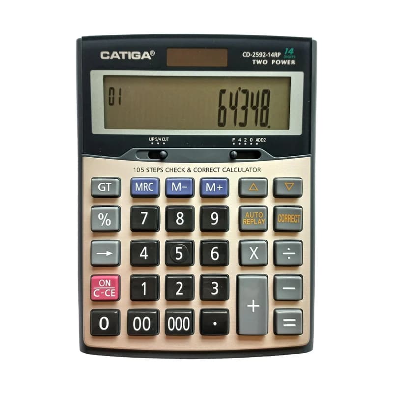 ماشین حساب کاتیگا مدل CD-2592-14 RP — تصویر ۲