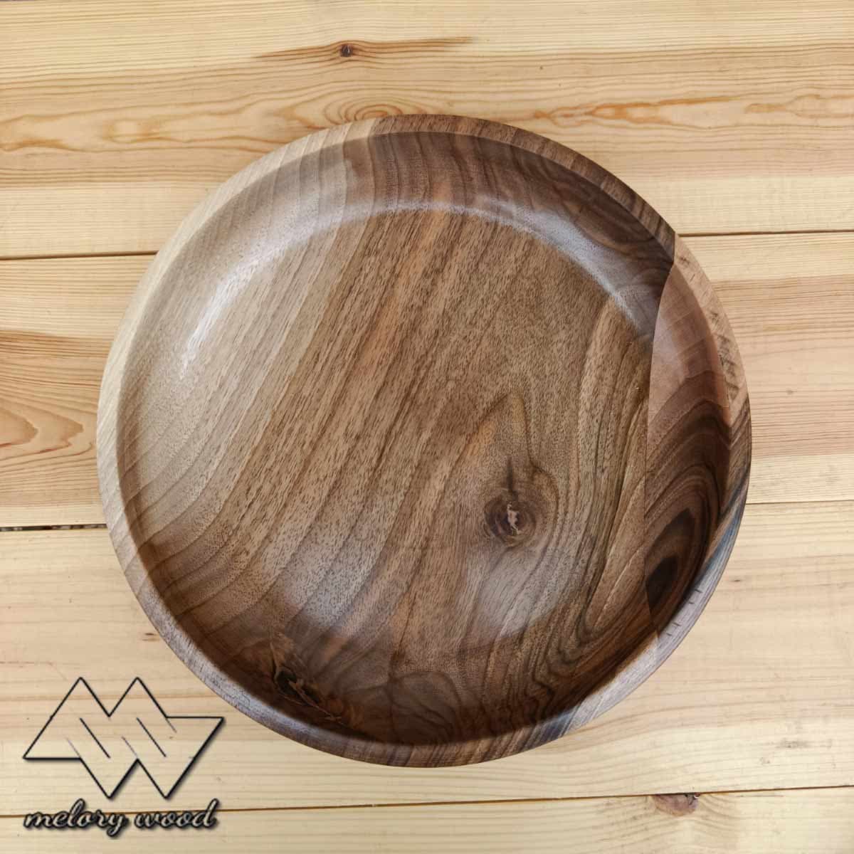 میوه خوری چوب گردو چند تکه کد d528 — تصویر ۶