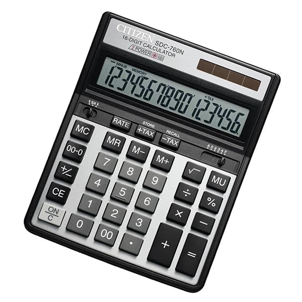 ماشین حساب سیتی زن مدل SDC-760N — تصویر ۳