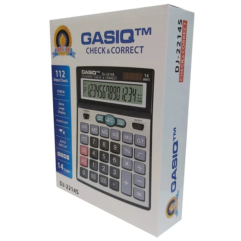 ماشین حساب کاسیک مدل DJ-2214 — تصویر ۷