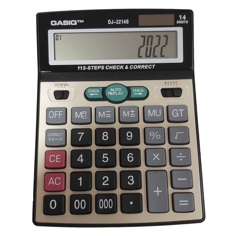 ماشین حساب کاسیک مدل DJ-2214 — تصویر ۵