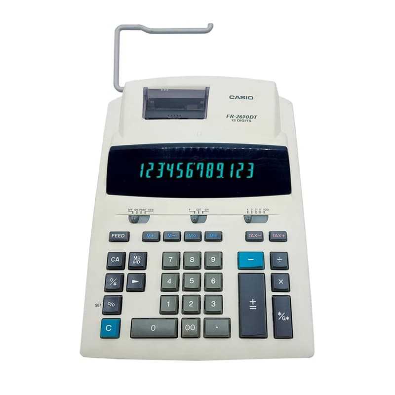ماشین حساب کاسیو مدل FR-2650DT — تصویر ۲