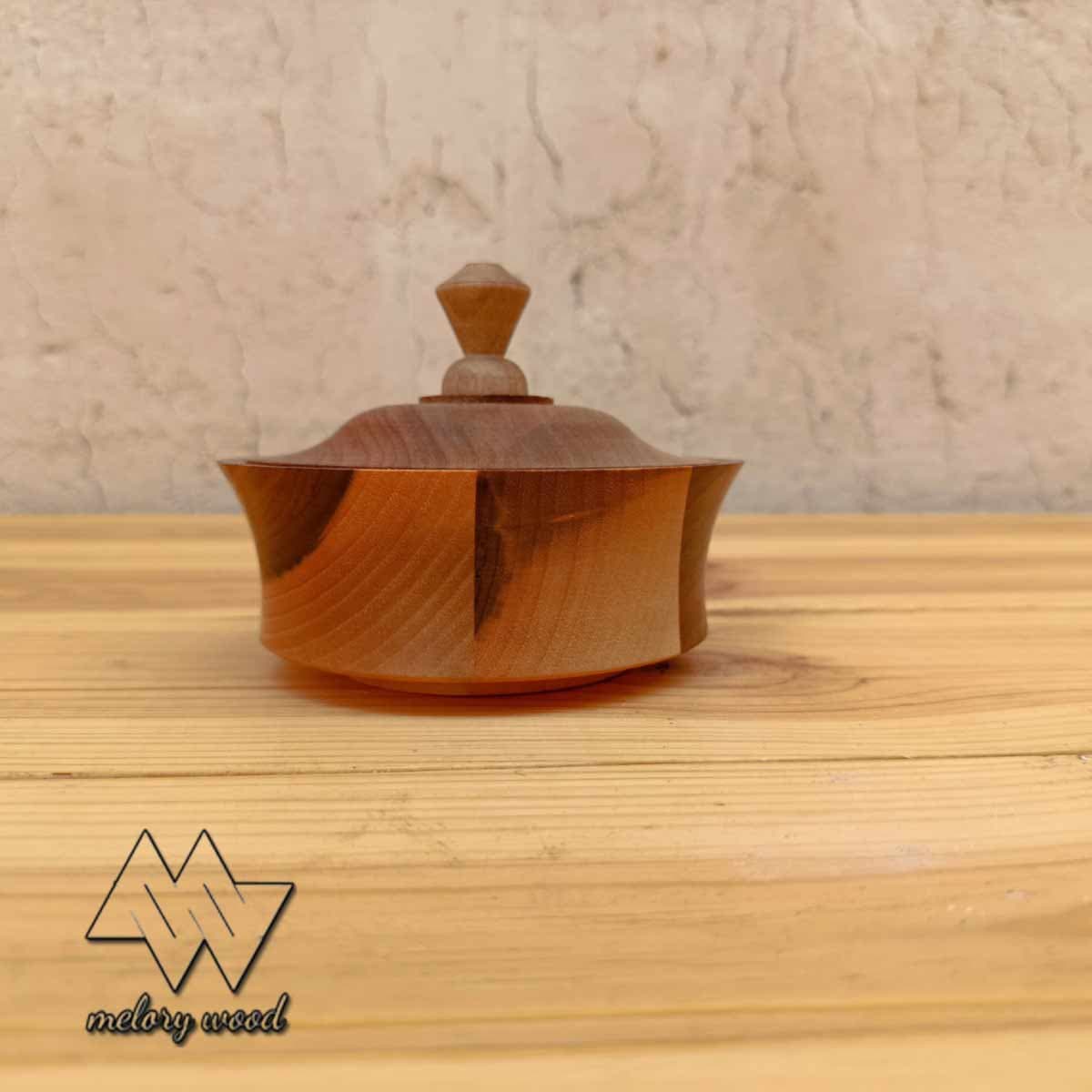قندون چوب گردو کد d521 — تصویر ۲
