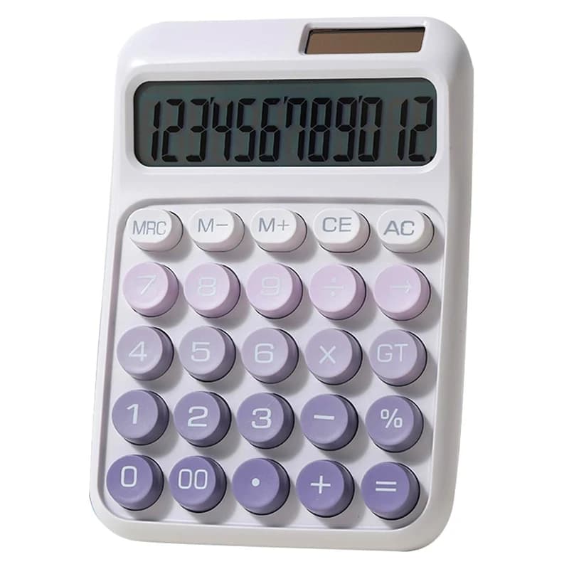 ماشین حساب کارویدا مدل پاستلی گرادینت کد KK-2220 — تصویر ۱۰