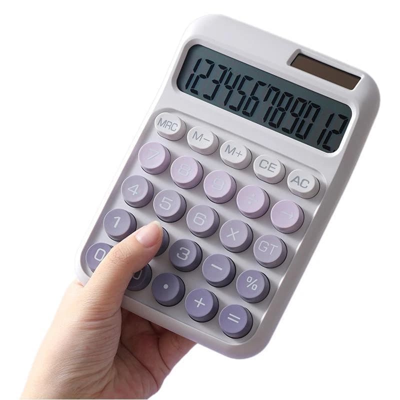 ماشین حساب کارویدا مدل پاستلی گرادینت کد KK-2220 — تصویر ۹