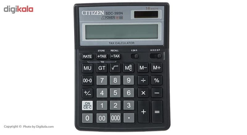 ماشین حساب سیتیزن مدل SDC-395N — تصویر ۸