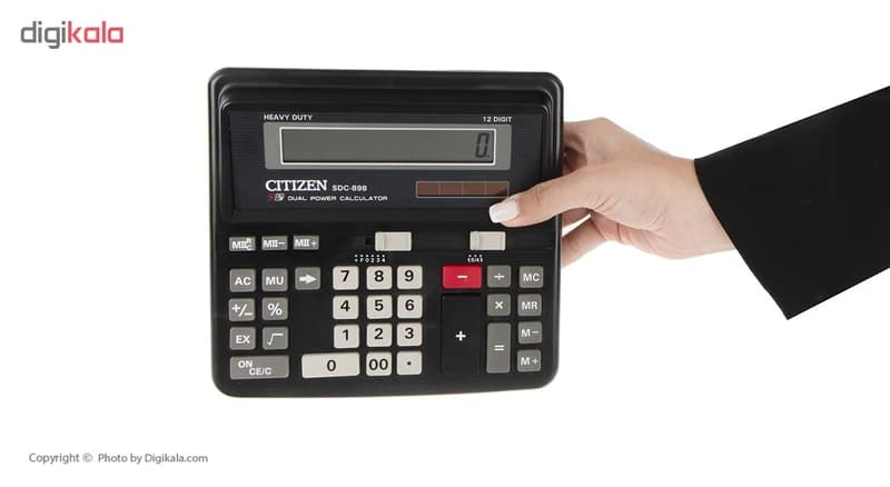 ماشین حساب سیتی زن مدل SDC-898 — تصویر ۸