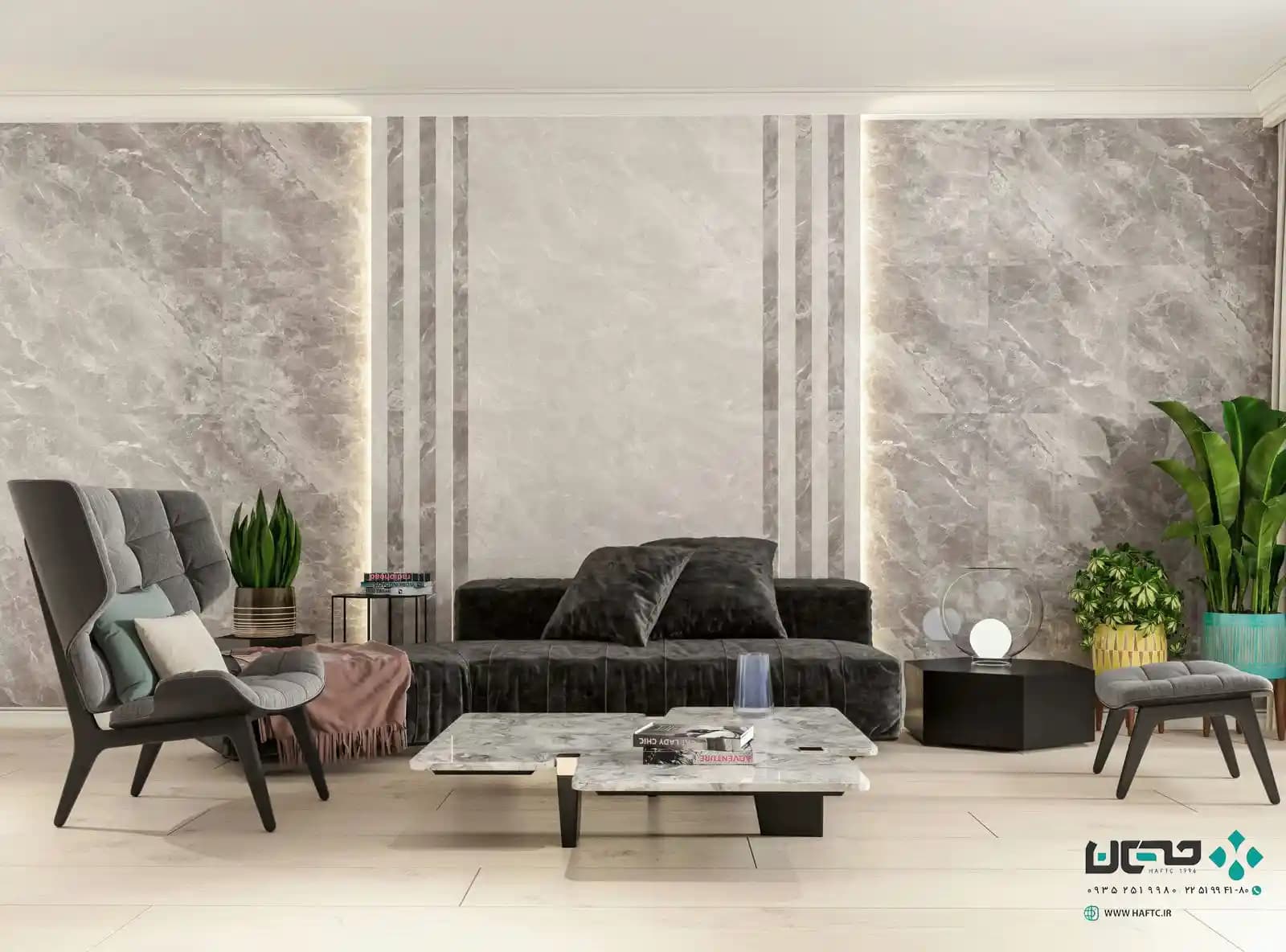 سرامیک عقیق مدل لابرتو 120*60 طوسی نانوپولیش
