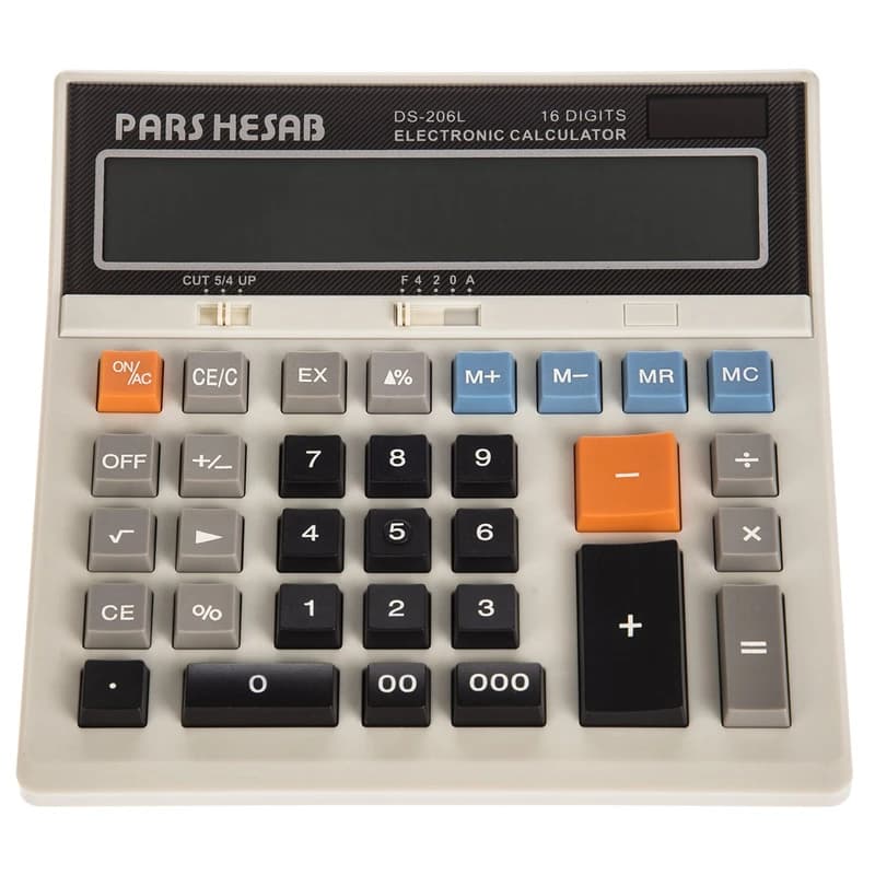 ماشین حساب پارس حساب مدل DS-206L