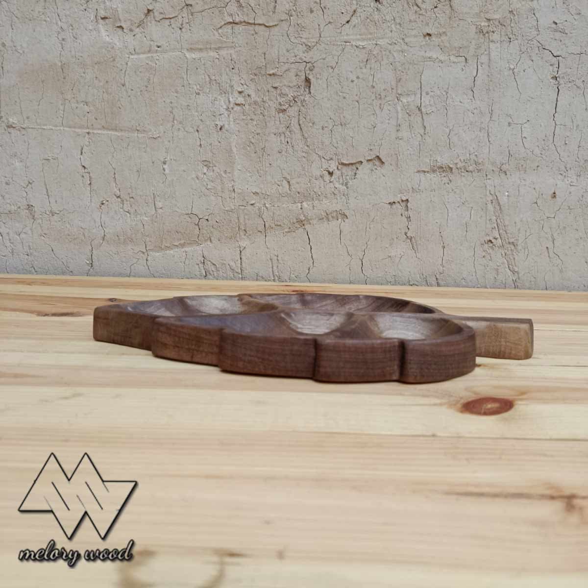 اردو خوری چوب گردو طرح برگ کد d502 , d503 — تصویر ۴