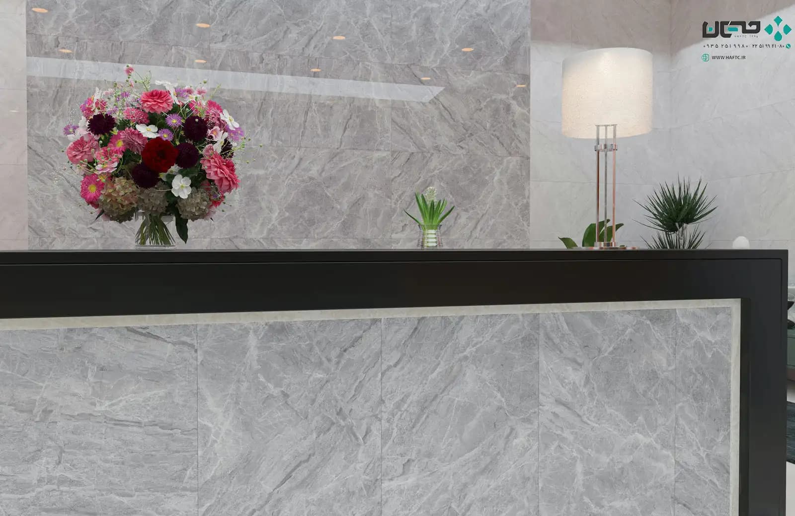 سرامیک عقیق مدل هرتیک 120*60 طوسی تیره نانوپولیش