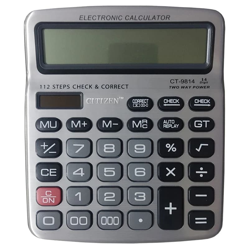 ماشین حساب سیتی زن مدل CT-9814 — تصویر ۵