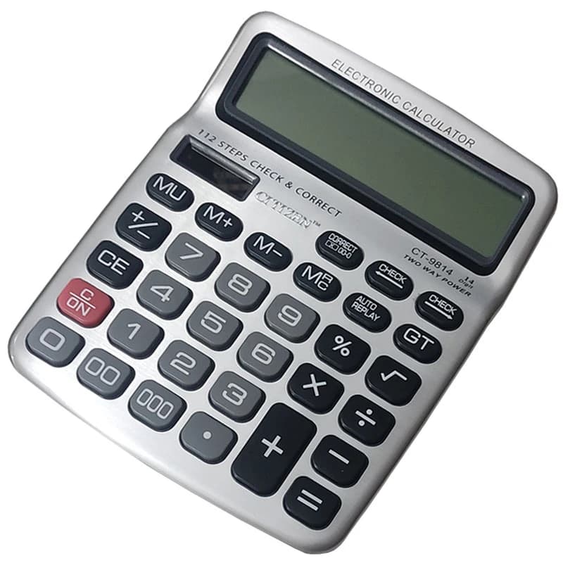 ماشین حساب سیتی زن مدل CT-9814 — تصویر ۴
