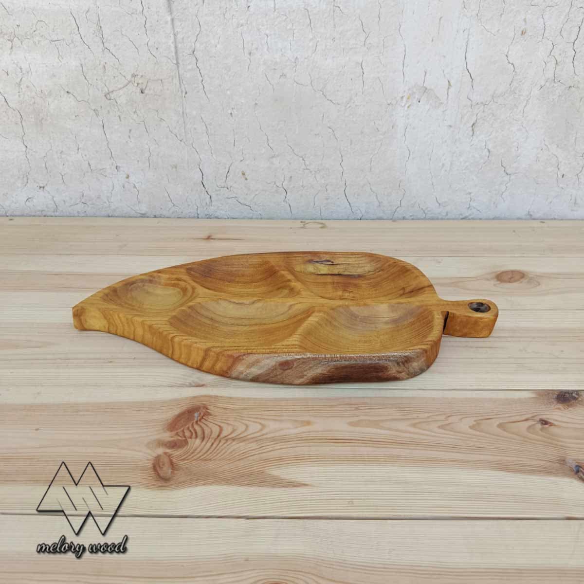 اردو خوری چوب توت طرح برگ کد d479