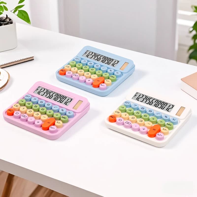 ماشین حساب رومیزی مدل خورشیدی کد DS-2811C — تصویر ۷