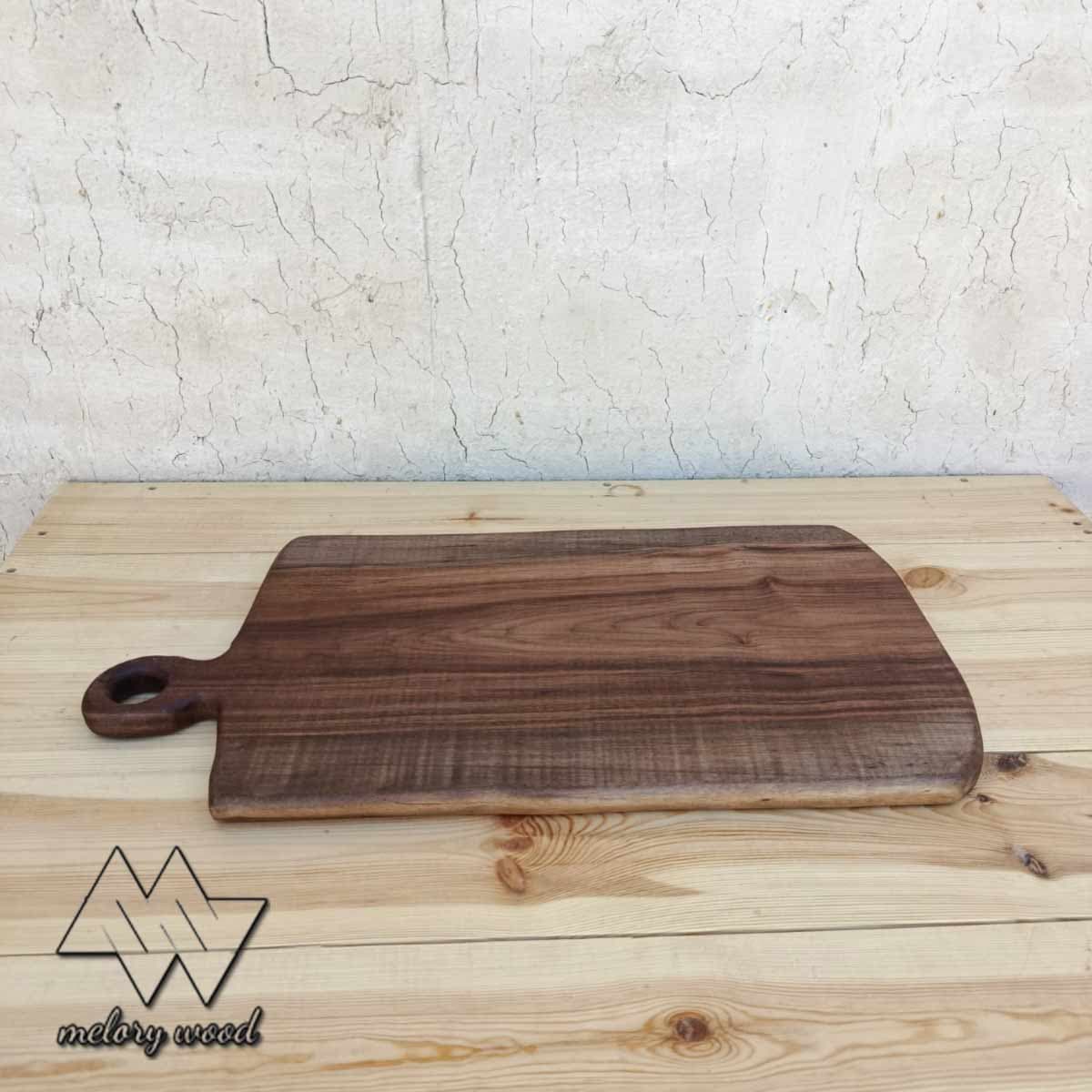 تخته برش چوب گردو یک تکه کد d448 — تصویر ۴