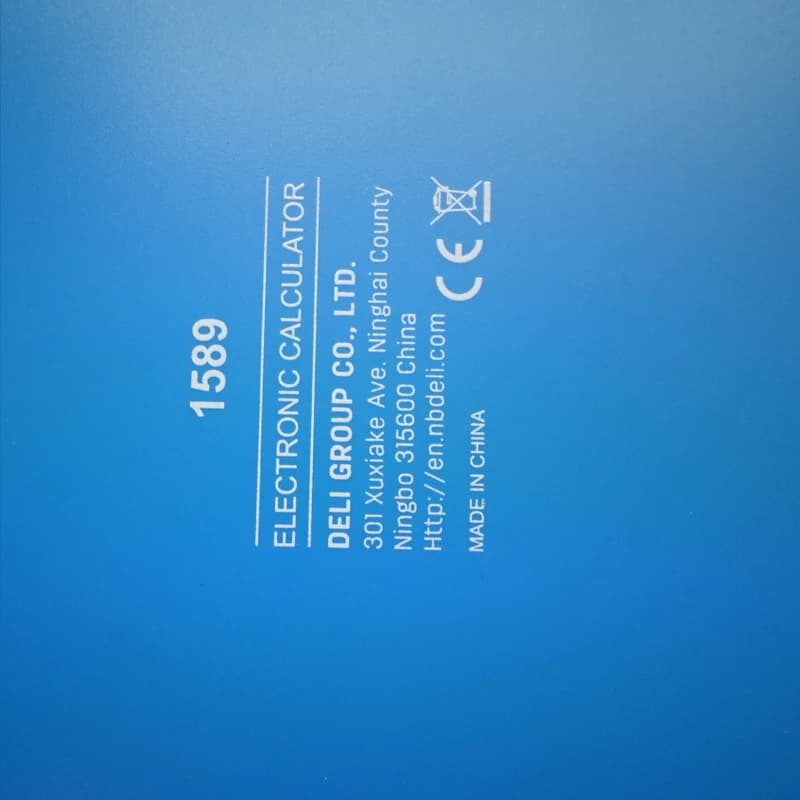 ماشین حساب دلی مدل 1589 touch — تصویر ۷