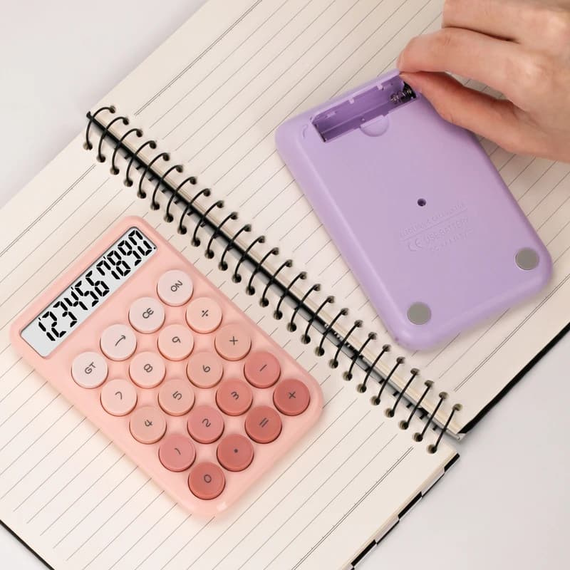ماشین حساب رومیزی مدل پاستلی کد OS-9166 — تصویر ۶