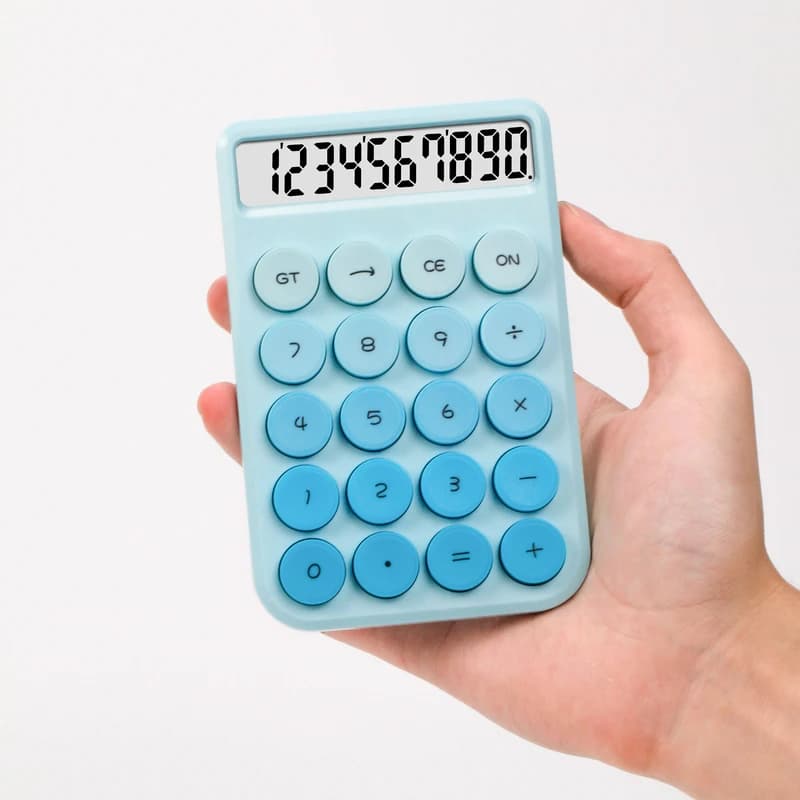 ماشین حساب رومیزی مدل پاستلی کد OS-9166 — تصویر ۵