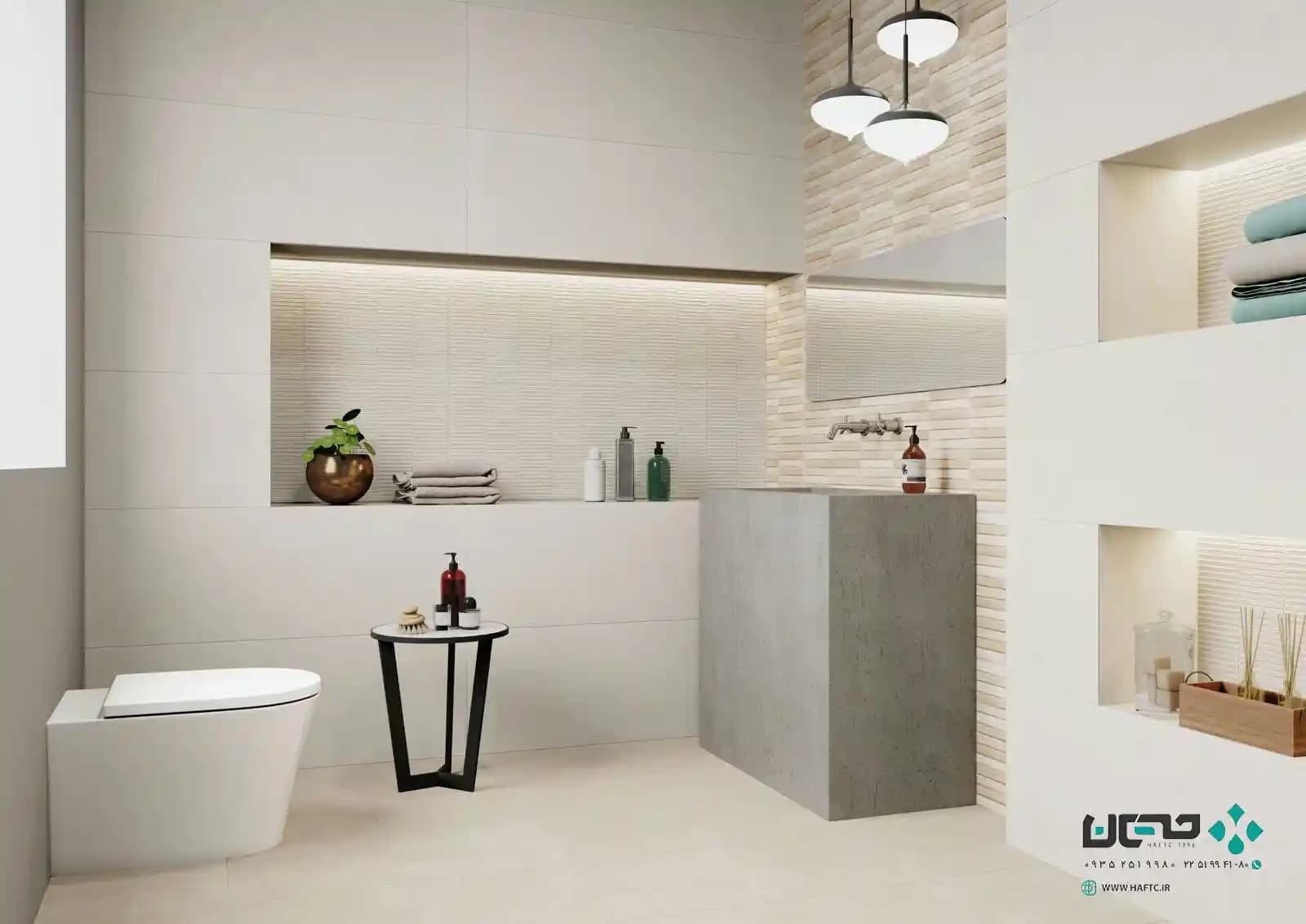 سرامیک عقیق مدل مودنا 120*40 کرم مات