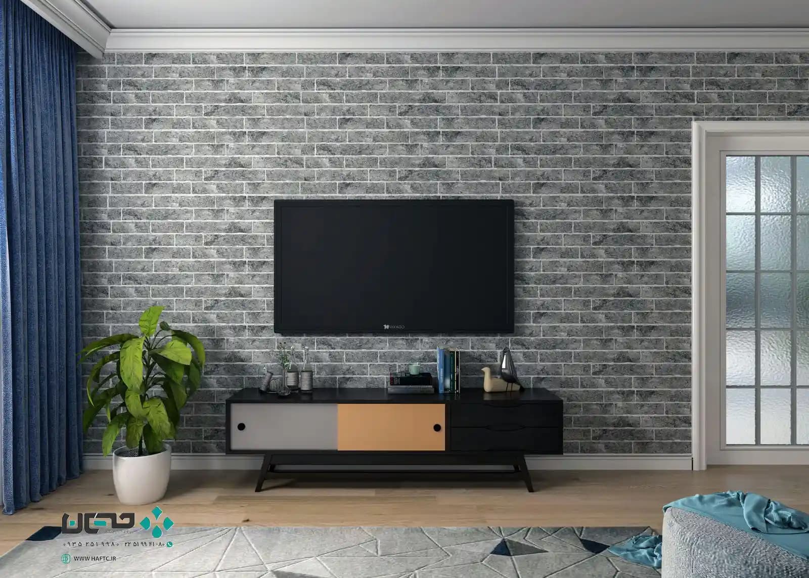سرامیک عقیق مدل گوتیک 120*40 طوسی ایلوا مات