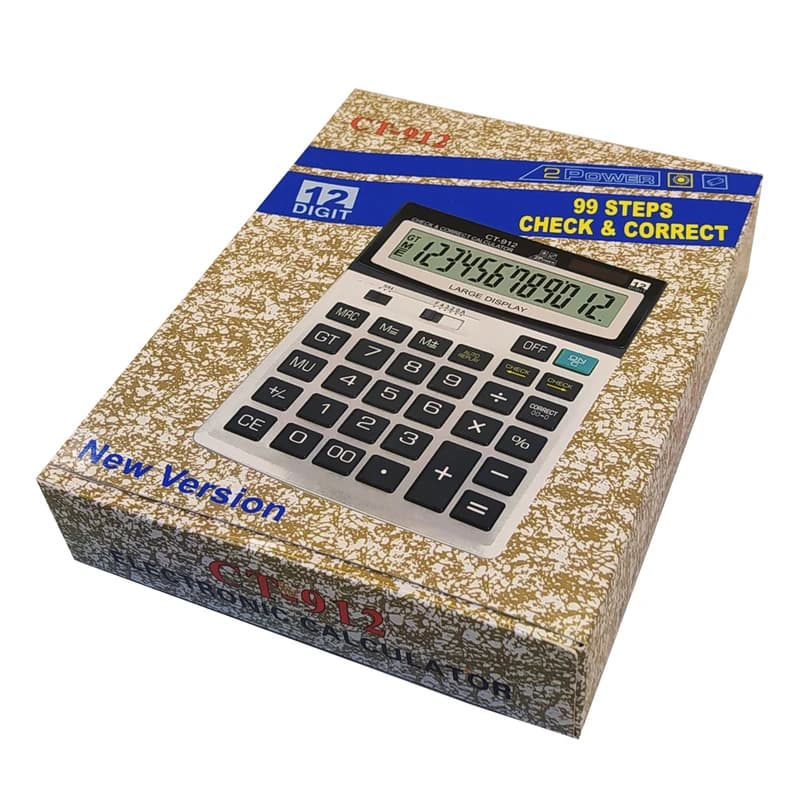 ماشین حساب مدل CT – 912 — تصویر ۸