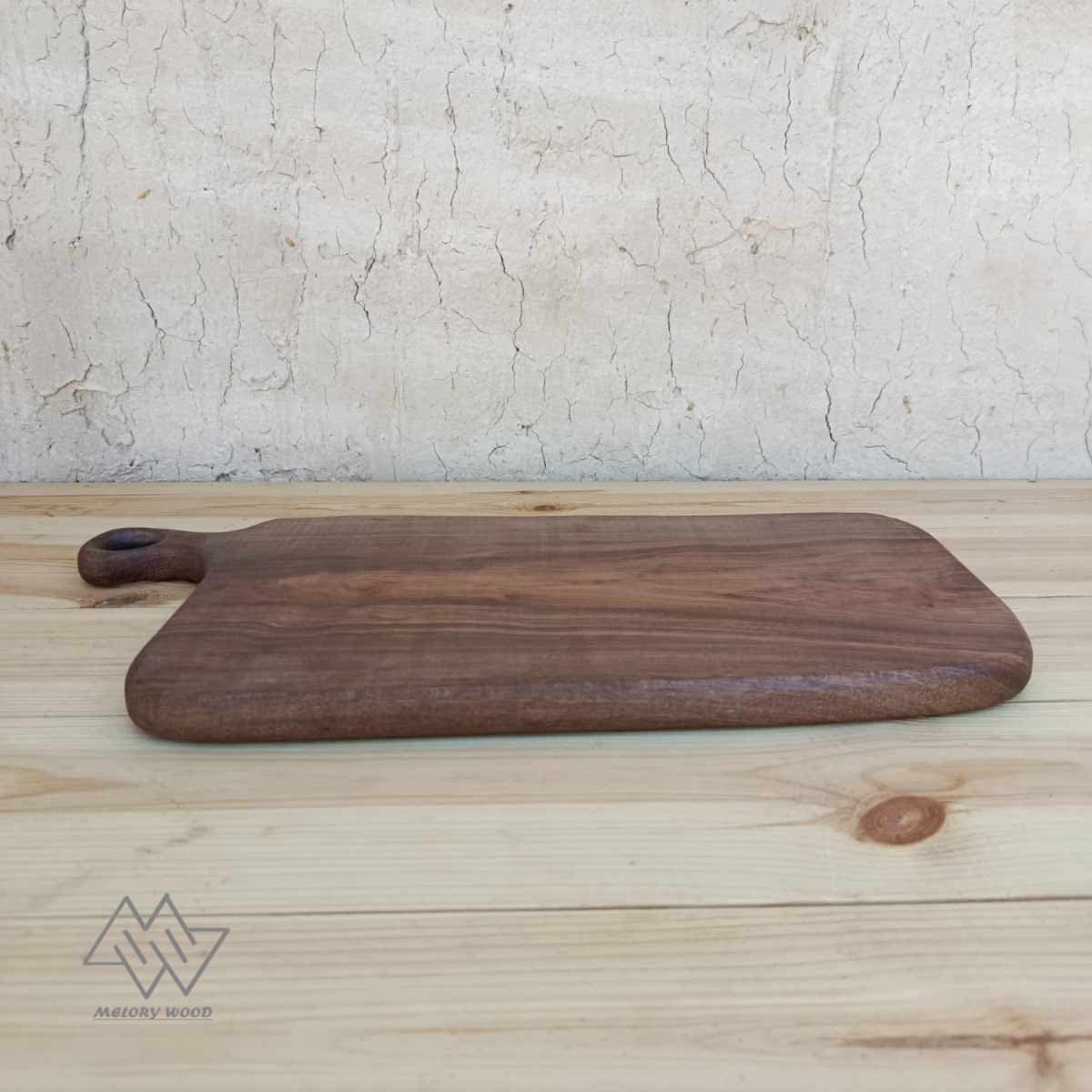 تخته برش چوب گردو یک تکه و ابگریز کد d421