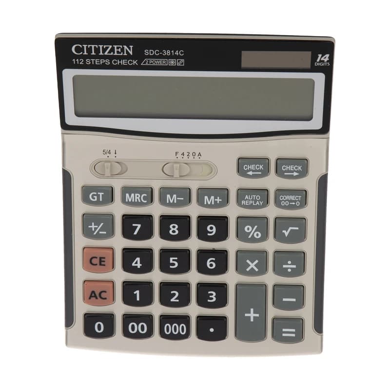 ماشین حساب سیتیزن مدل SDC-3814C — تصویر ۲
