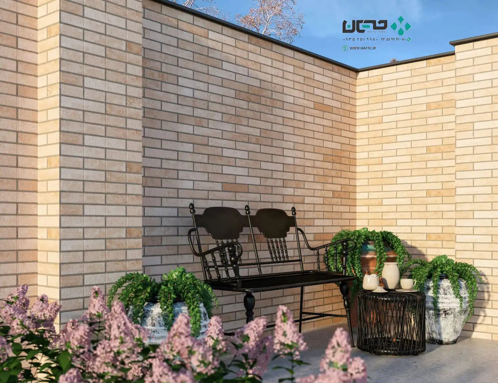 سرامیک عقیق مدل بریک استون 120*40 میکس مات