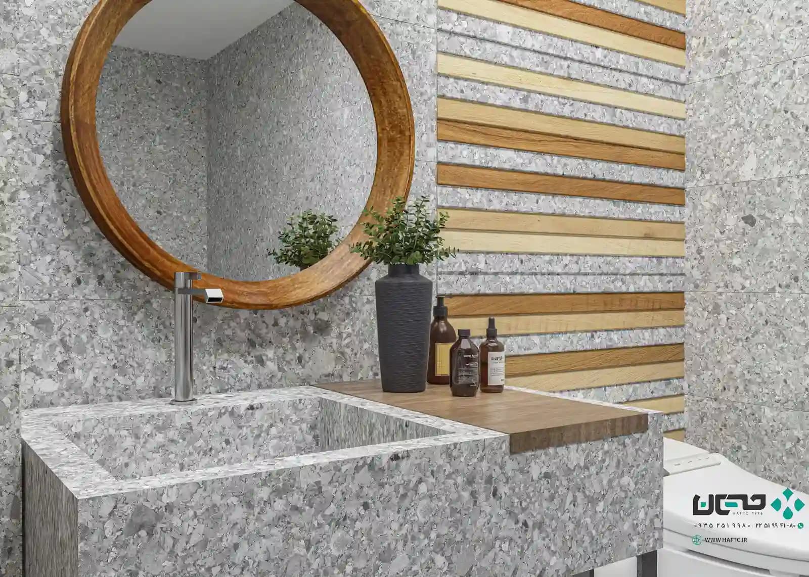 سرامیک عقیق مدل استون 90*30 تک گل مات