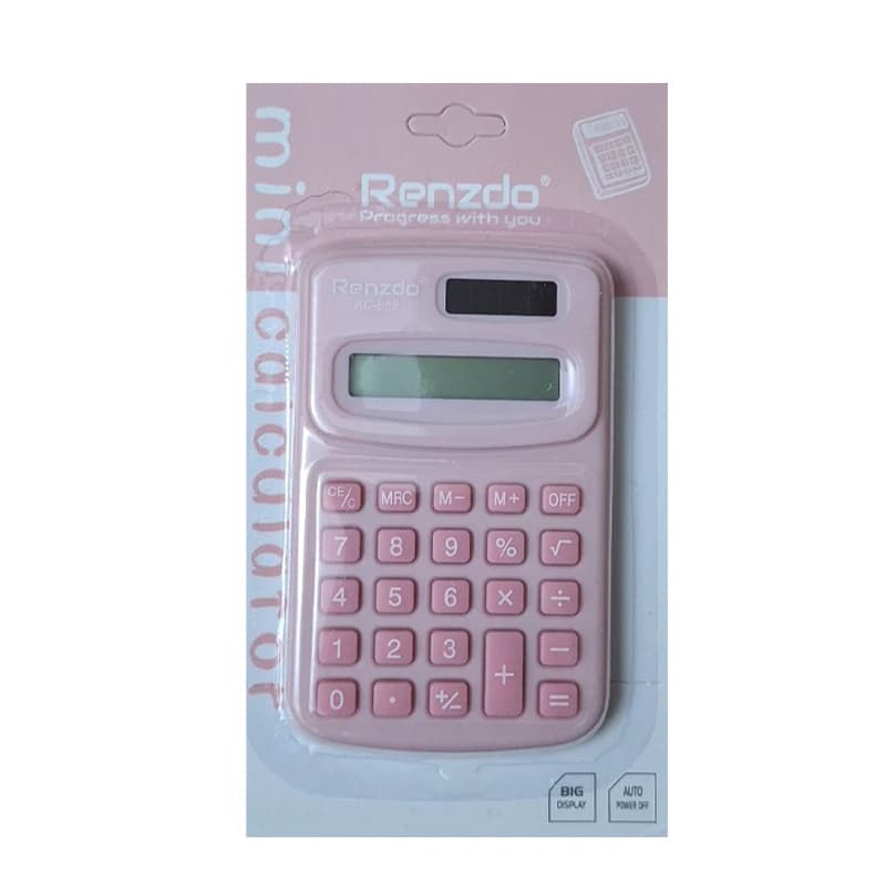ماشین حساب جیبی رنزدو مدل پاستیلی کد p10 — تصویر ۹
