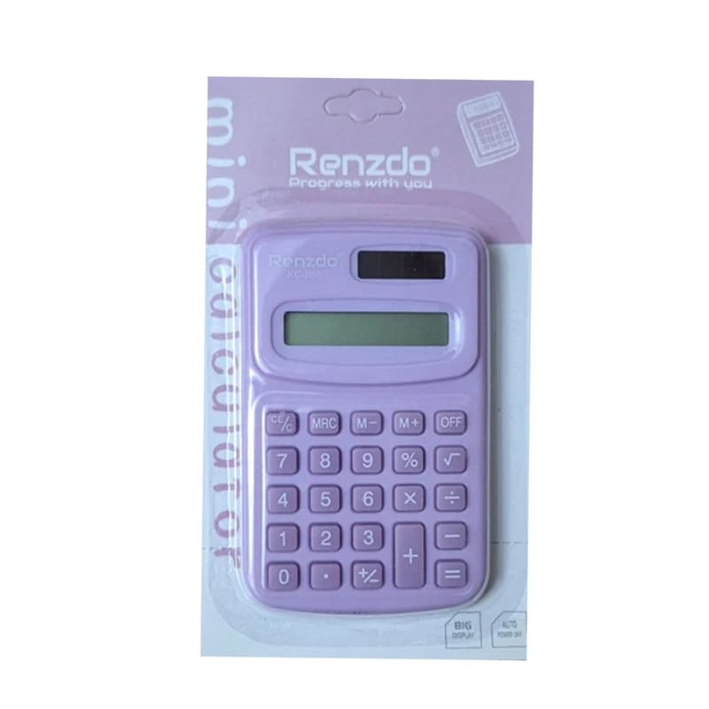 ماشین حساب جیبی رنزدو مدل پاستیلی کد p10 — تصویر ۱۲