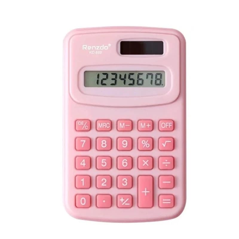 ماشین حساب جیبی رنزدو مدل پاستیلی کد p10 — تصویر ۲