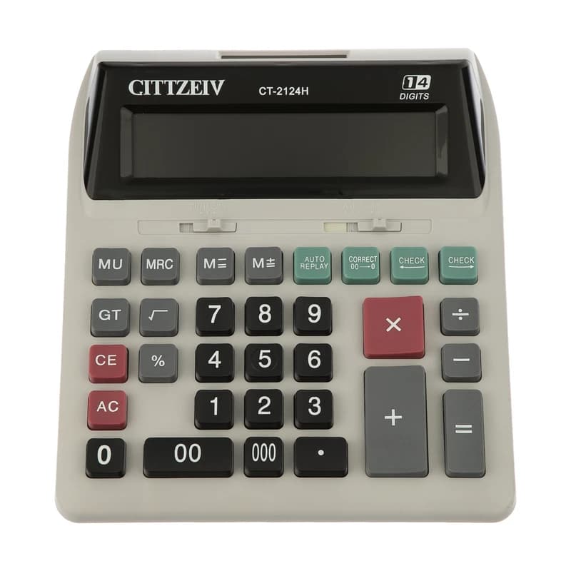 ماشین حساب سیتزیو مدل CT-2124H — تصویر ۲