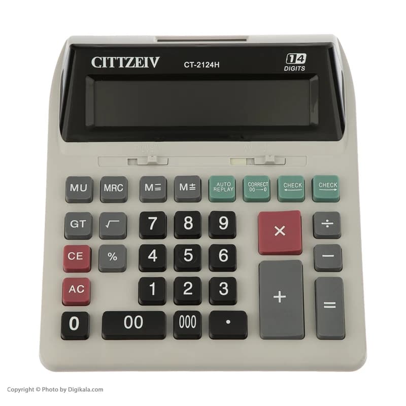 ماشین حساب سیتزیو مدل CT-2124H — تصویر ۹