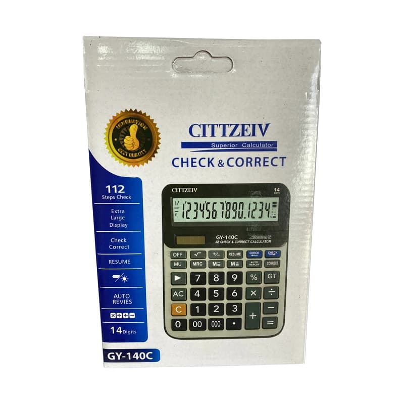 ماشین حساب سیتزیو مدل CITT-GY140 — تصویر ۶