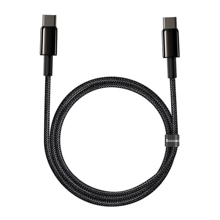 کابل شارژ مغناطیسی باسئوس مدل Tungsten Gold 100W — تصویر ۵