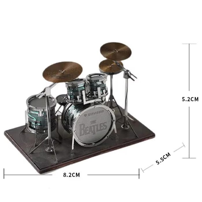 پازل فلزی سه بعدی Drum Set — تصویر ۳
