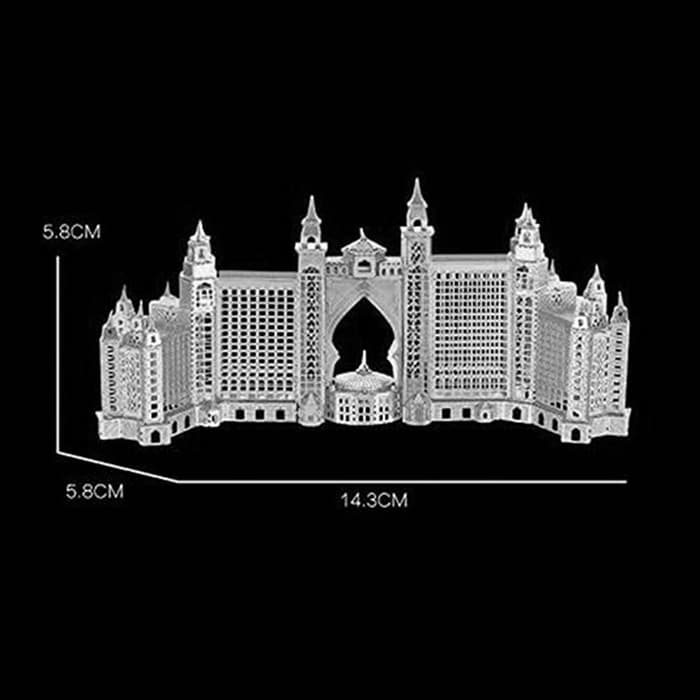پازل فلزی سه بعدی Atlantis Hotel — تصویر ۳