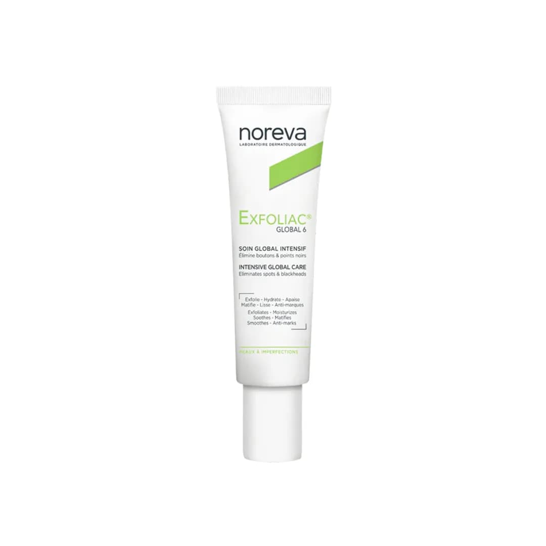 کرم ضد جوش نوروا EXFOLIAC GLOBAL 6 حجم 30 میلی لیتری — تصویر ۲