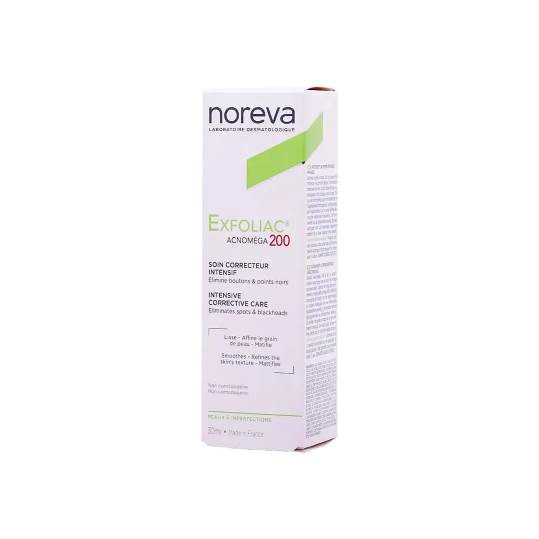 کرم ضد جوش نوروا EXFOLIAC ACNOMEGA 200 حجم 30 میلی لیتری — تصویر ۵